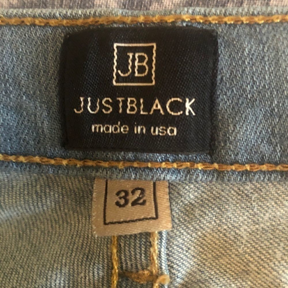 Just Black Distressed Size 32 Jeans!